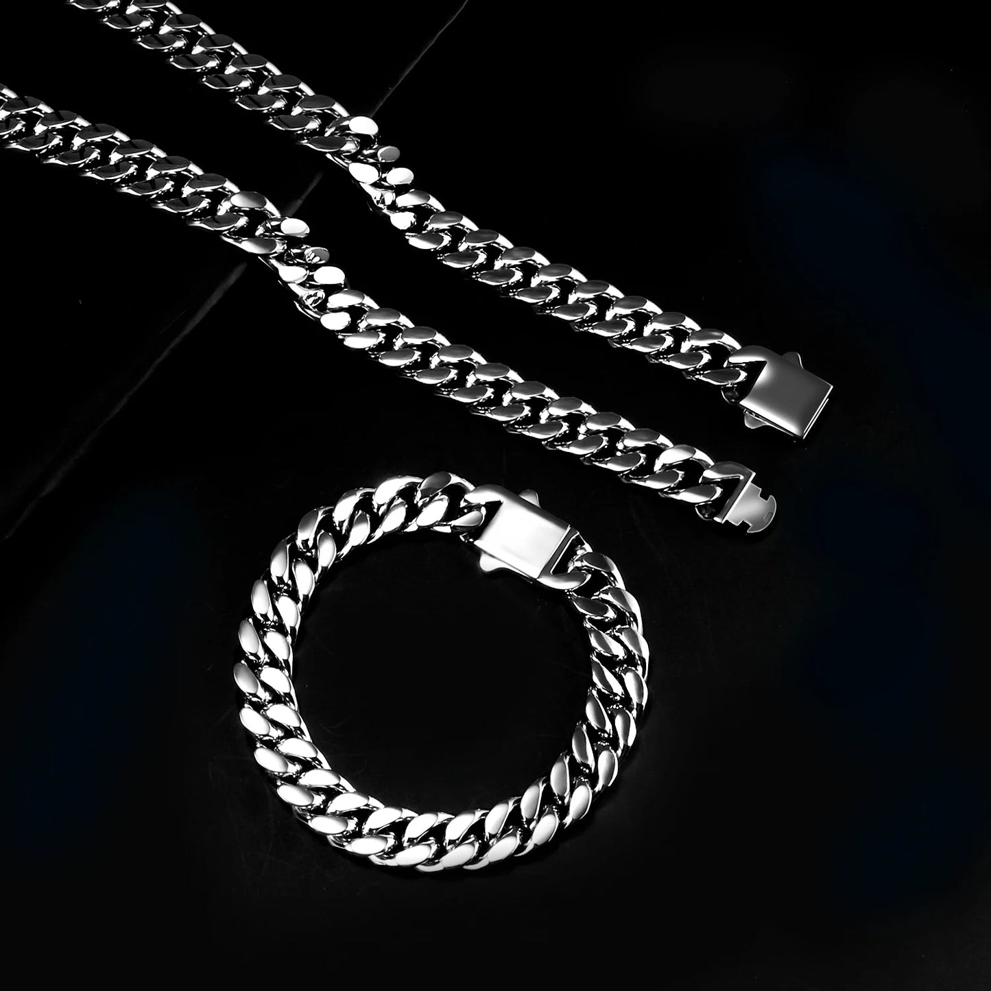 Luxury Cuban Chain Silver