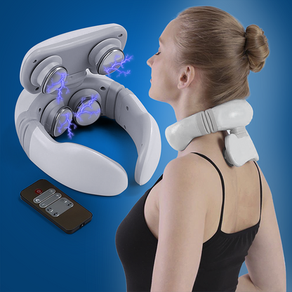 4D Neck Massager And Remote Control