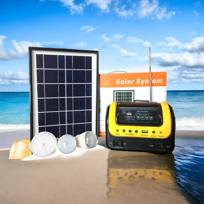 Mini Solar Generator and Solar Emergency Radio