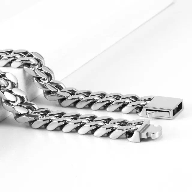 Luxury Cuban Chain Silver2