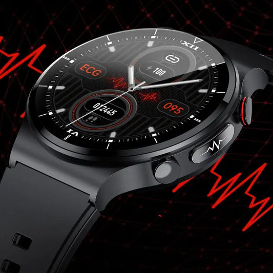 Artrial Fibrillation Detection ECG Watch Pro 3d closeup