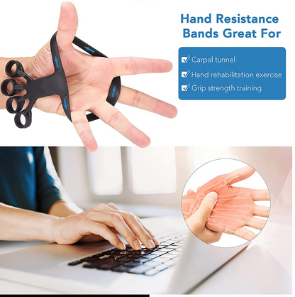 Silicone Grip Hand And Fingers Strength Trainer