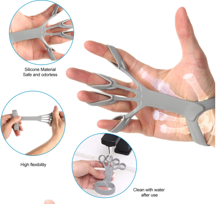 Silicone Grip Hand And Fingers Strength Trainer