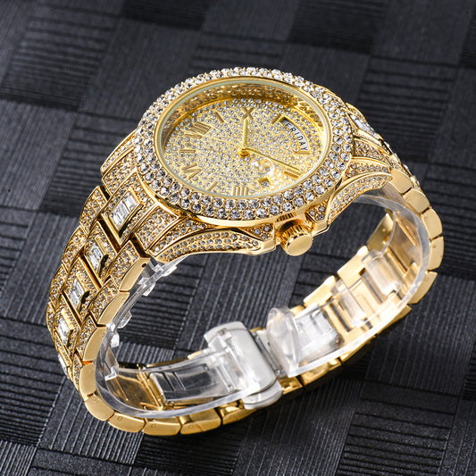 Diamond Quartz Watch