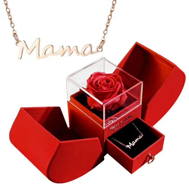 eternal rose mama necklace